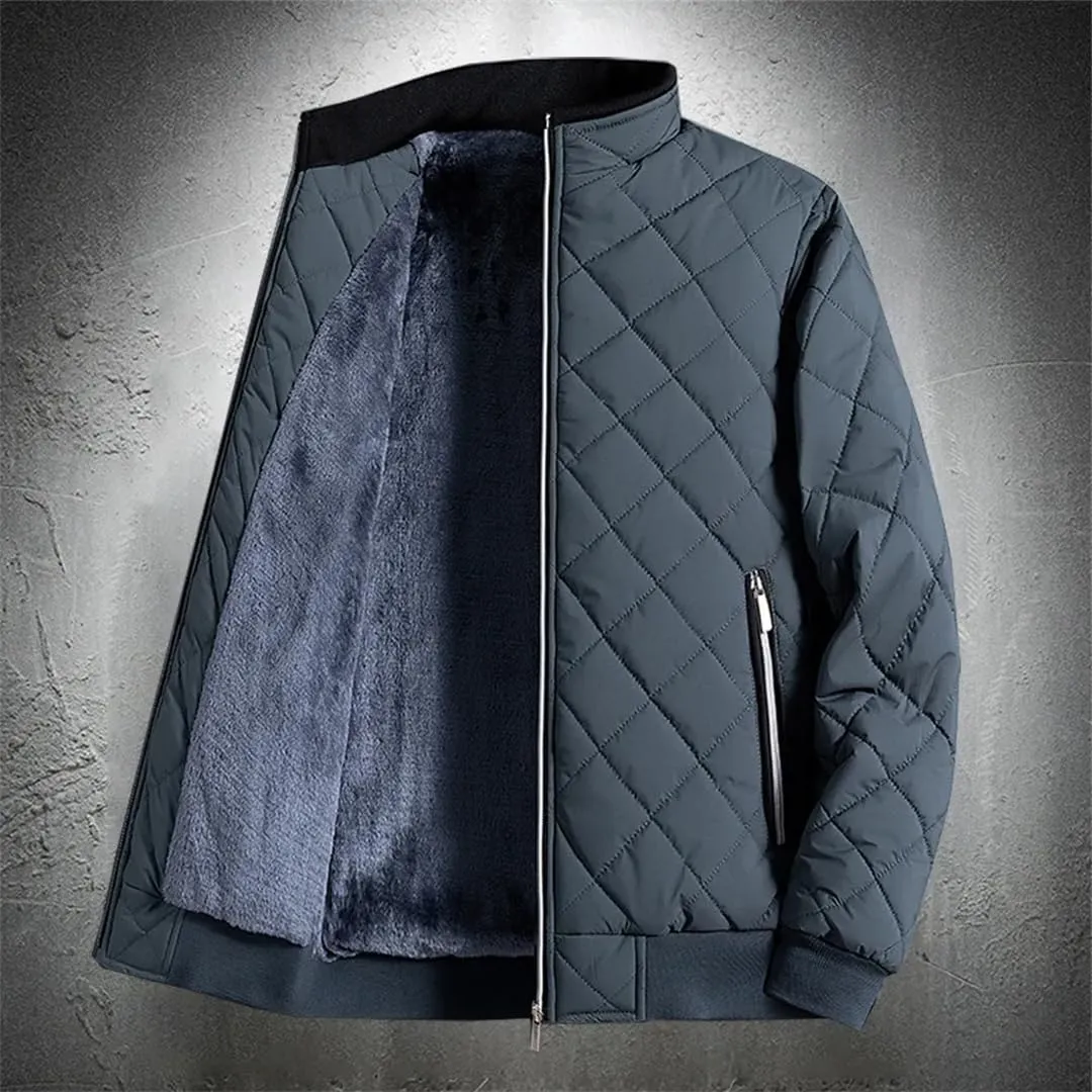 Winter Jacket Men's Cotton Padded Jackets Thicken Warm Coats Lightweight Men Quilted Jacket