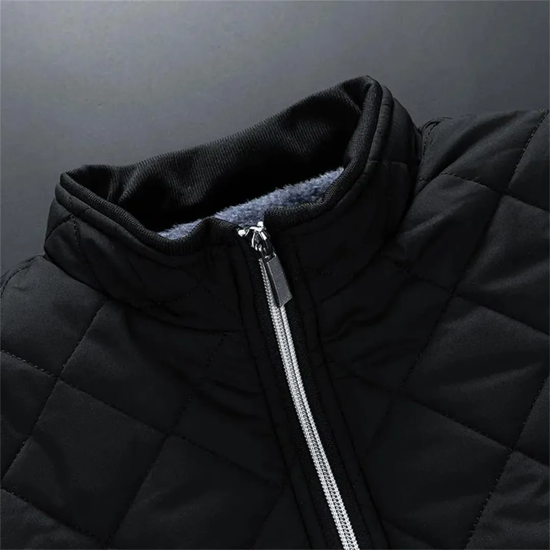 Winter Jacket Men's Cotton Padded Jackets Thicken Warm Coats Lightweight Men Quilted Jacket