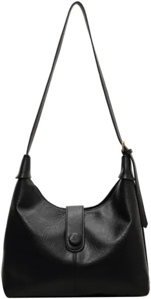 Women Bucket Shoulder Bag Large Capacity Crossbody Style with Drawstring Closure and Sleek Minimalist Design for Daily Use