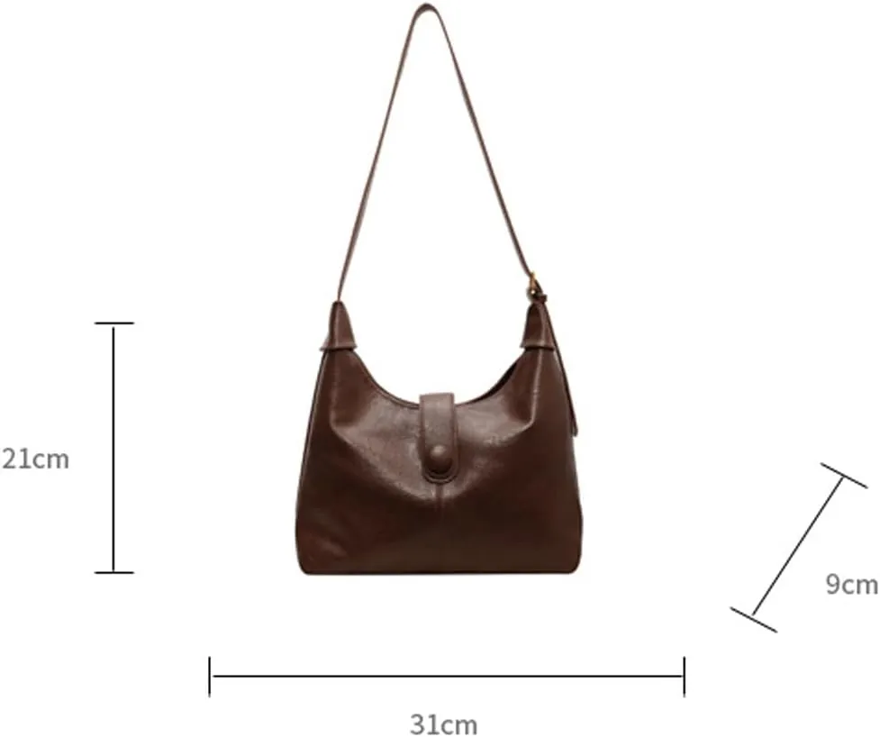Women Bucket Shoulder Bag Large Capacity Crossbody Style with Drawstring Closure and Sleek Minimalist Design for Daily Use
