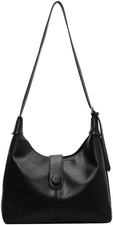 Women Bucket Shoulder Bag Large Capacity Crossbody Style with Drawstring Closure and Sleek Minimalist Design for Daily Use