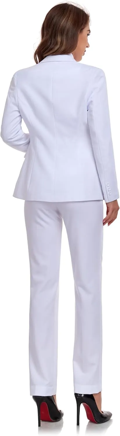 Women's Suits for Work Professional, 2 Piece Office Work Suit Set, Women's Suit Formal Wear