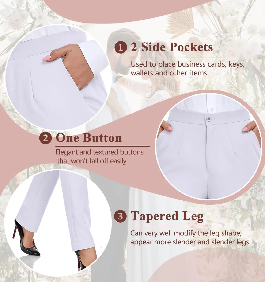 Women's Suits for Work Professional, 2 Piece Office Work Suit Set, Women's Suit Formal Wear