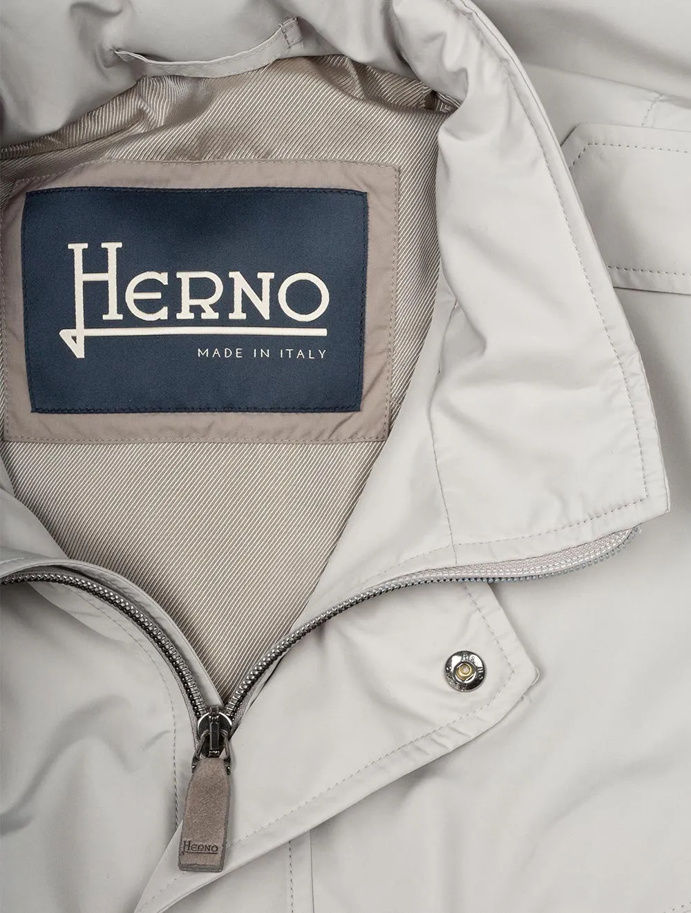 Woven Field Jacket Natural
