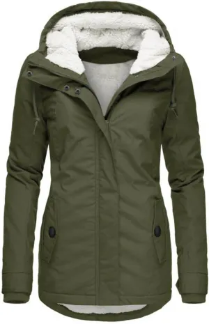Wowomens Warm Fleece Jacket Coat Zipper Cardigans Tops Windbreaker Jackets Plus Size Fall Heated Jacket Sweats Fuzzy