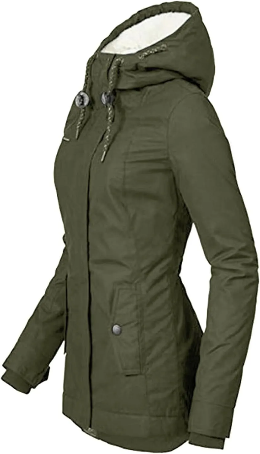 Wowomens Warm Fleece Jacket Coat Zipper Cardigans Tops Windbreaker Jackets Plus Size Fall Heated Jacket Sweats Fuzzy