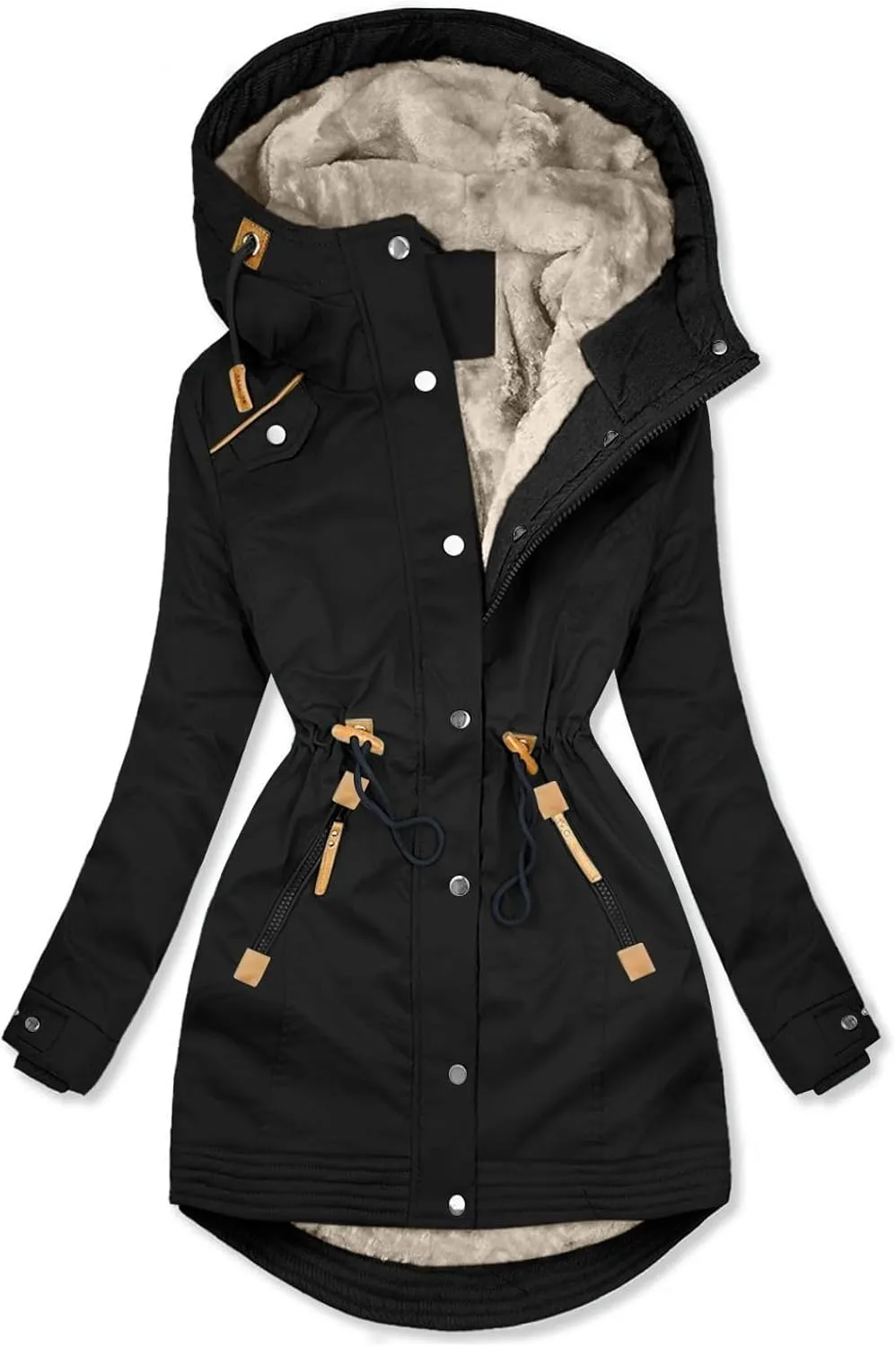 Wowomens Warm Fleece Jacket Coat Zipper Cardigans Tops Windbreaker Jackets Plus Size Fall Heated Jacket Sweats Fuzzy