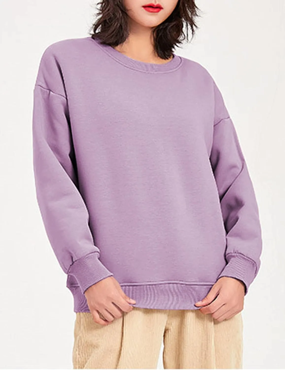Yeokou Women's Winter Hoodies Pullover Sherpa Fleece Warm Heavyweight Sweatshirt