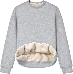 Yeokou Women's Winter Hoodies Pullover Sherpa Fleece Warm Heavyweight Sweatshirt