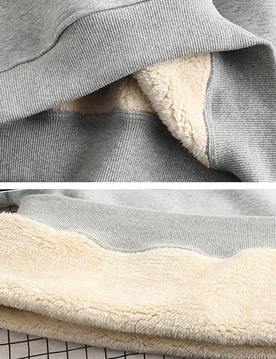 Yeokou Women's Winter Hoodies Pullover Sherpa Fleece Warm Heavyweight Sweatshirt