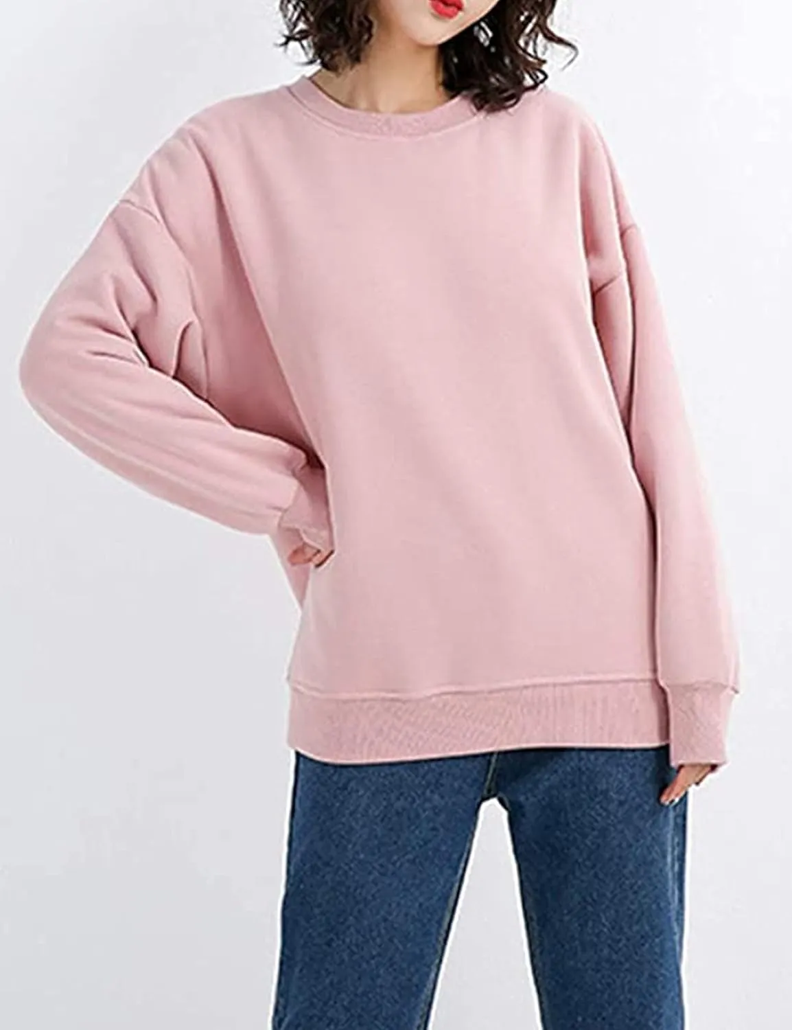 Yeokou Women's Winter Hoodies Pullover Sherpa Fleece Warm Heavyweight Sweatshirt